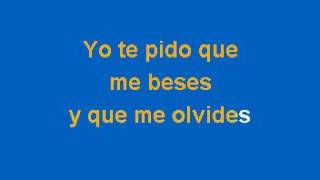 Besame Y Olvidame   Javier Solis Karaoke