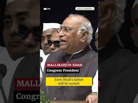 Mallikarjun Kharge loses cool after heckler interrupts speech, says 'Modi ka baap bhi jaayega'