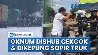 Kronologi Petugas Dishub Cekcok & Dikepung Sopir Truk, Diduga Picu Laka Imbas Setop Mendadak
