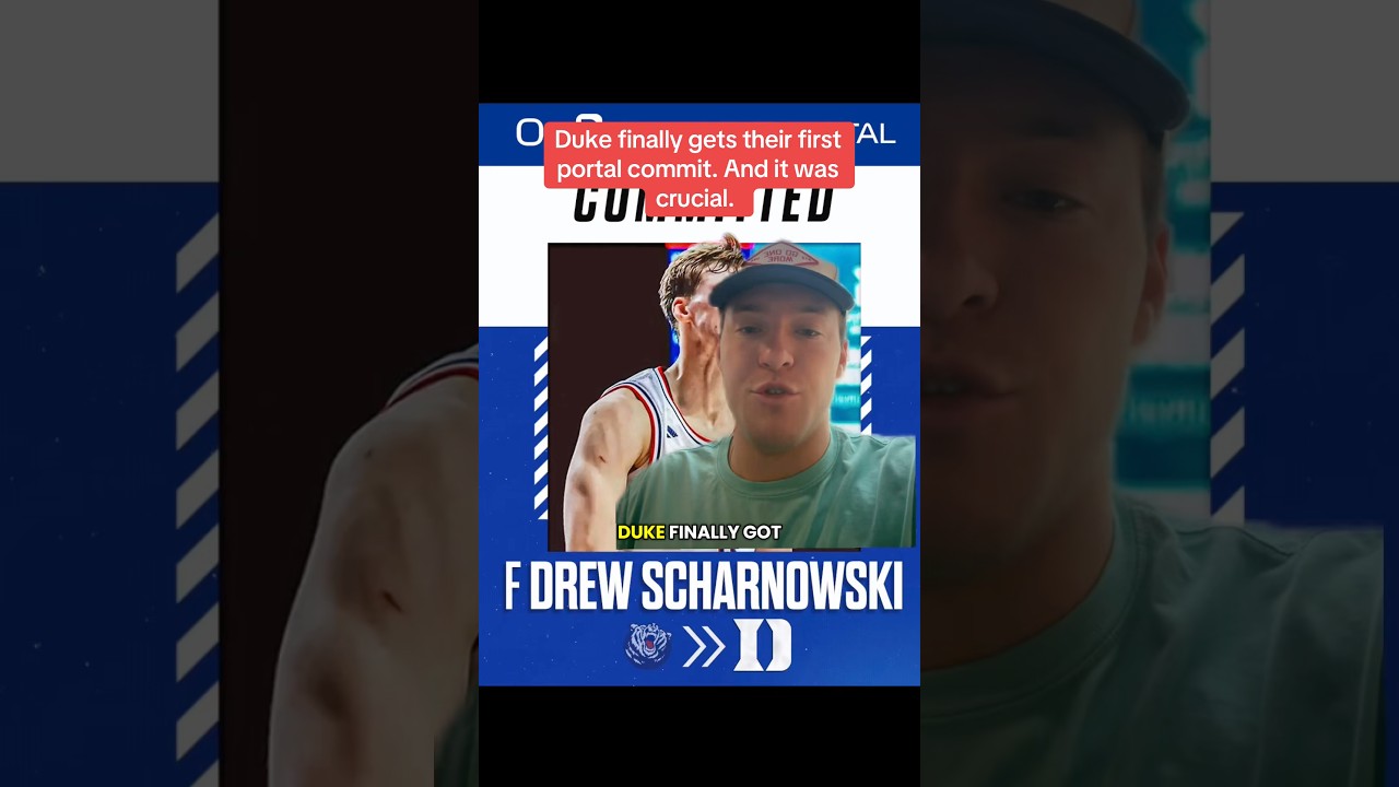 Duke got their first portal commit, and it was crucial. #collegebasketball #dukebasketball #fyp