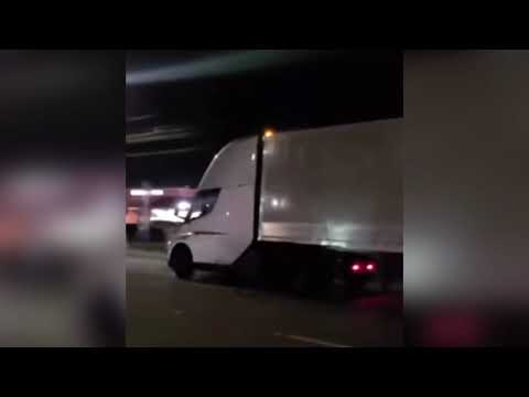 Tesla semi truck spotted on the street