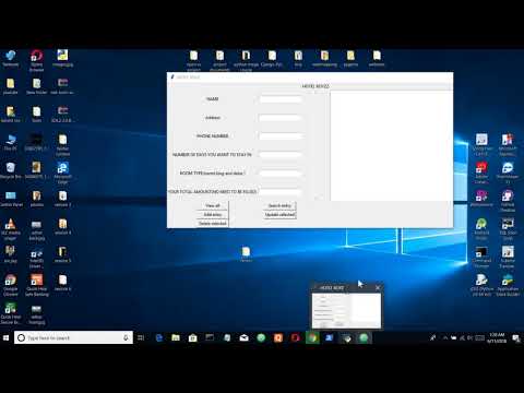 Python Tkinter Video Tutorial Video 4 Sqlite3 Backend