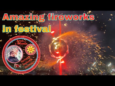 Fireworks in my local festival - Navratri Ending