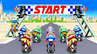 Super Hang-On: America Stages - Classic Arcade Racing Game (Sega 1987)