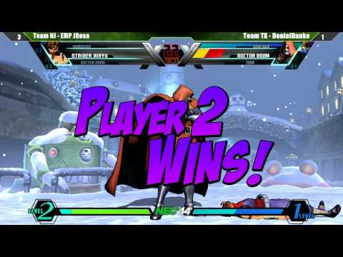 UMVC3 @ Curleh Mustache Battle Royale 2 - Team NJ vs Team Texas