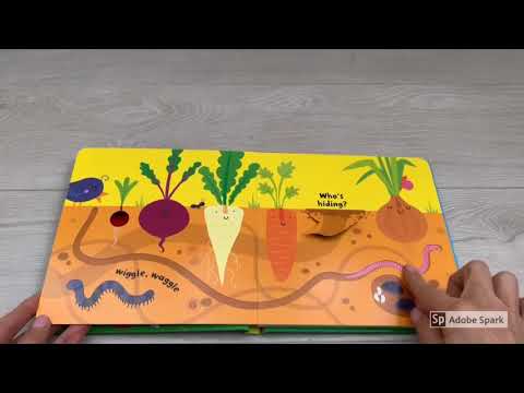 Fingertrail Play book Garden Usborne