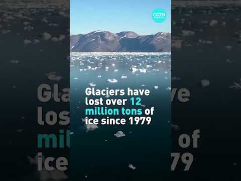 Glaciers have lost over 12 million tons of ice since 1979
