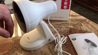 Philips InfraPhil Infrarot-Lampe HP3616/01 - Unboxing - Deutsch