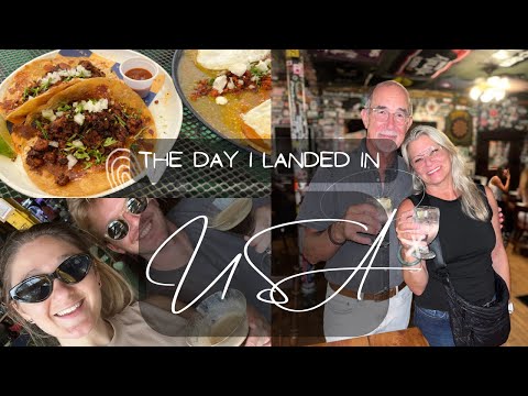 My first day in USA// I was very jet lagged// too excited to miss anything. 🇺🇸