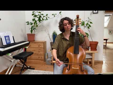 Telemann fantasia no. 6 for viola da gamba