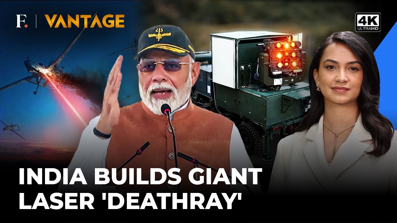India Builds Mega Laser Weapon That Can 'Fry' Drone Swarms in Milliseconds | Vantage on Firstpost|4K