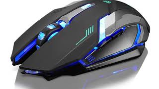 Ninja Dragon Stealth 7 Wireless Silent LED Backlit Mouse (Black)