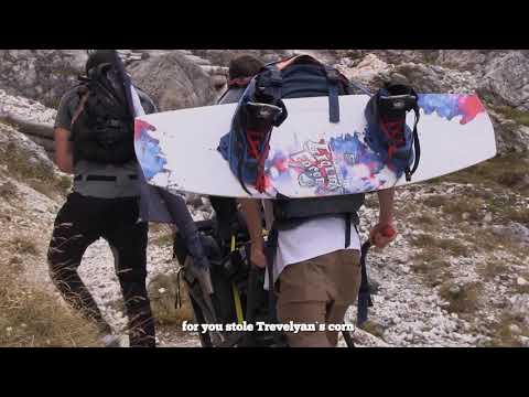WAKEBOARDING IN THE DOLOMITES.