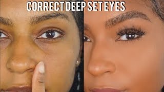 How to: Conceal Deep Set Eyes| Easy & Beginner Friendly | iamLindaElaine