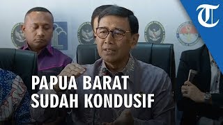 Video Menkopolhukam Wiranto Ungkap Papua Barat Kondusif, Masih Proses Negosiasi Penenangan