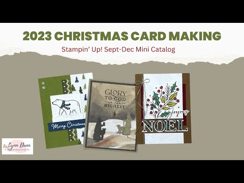 Stampin Up 2023 Sneak Peek | Christmas Card Making...