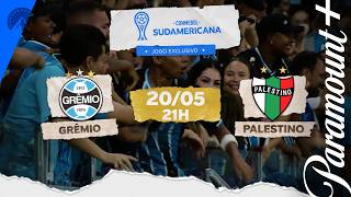 Grêmio x Palestino | Conmebol Sul-americana 2026 | Paramount+ Brasil