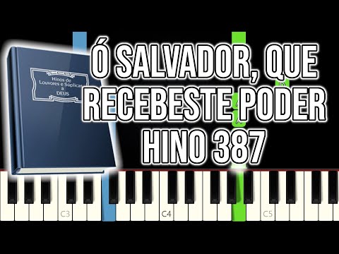 Hino CCB 387 - Ó Salvador, Que Recebeste Poder | VERSÃO FÁCIL | Piano e Teclado Tutorial