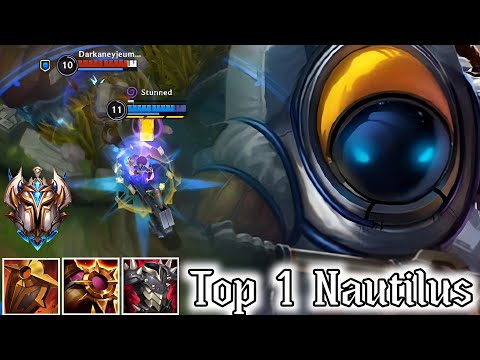 Wild Rift - Top 1 Nautilus Challenger Support Gameplay