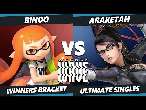 Weekly Wave 27 - Binoo (Inkling) Vs. Araketah (Bayonetta) SSBU Ultimate Tournament