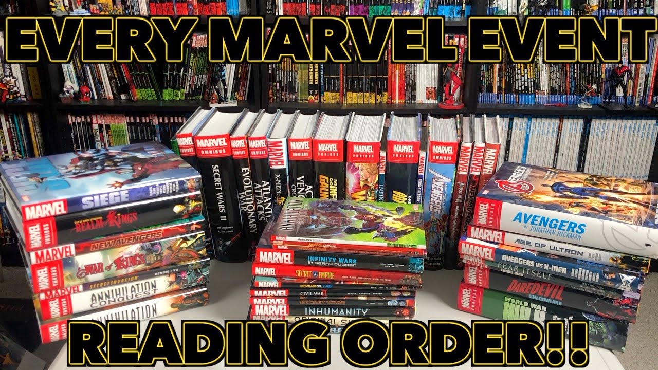 A comprehensive look at the reading order of EVERY Marvel Crossover Event!