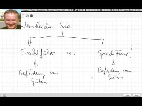 Unterscheiden Sie Frachtführer und Spediteur!