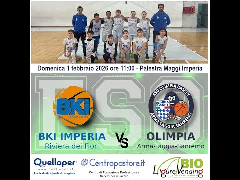 Esordienti M: Imperia BKI Riviera dei Fiori vs Olimpia Basket - 01/02/2026