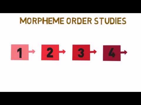 Morpheme Acquisition