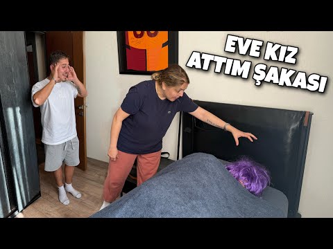 ANNEME EVE KIZ ATTIM ŞAKASI !! KIZA SALDIRDI