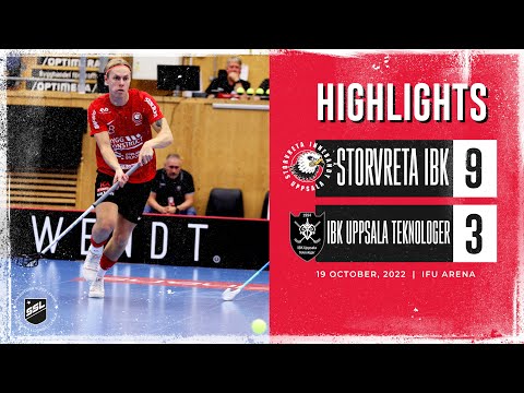 Highlights Svenska Cupen Storvreta IBK vs IBK Uppsala Teknologer 9-3