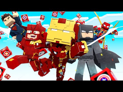 CUSTOM SUPERHERO LUCKY BLOCK BATTLEDOME