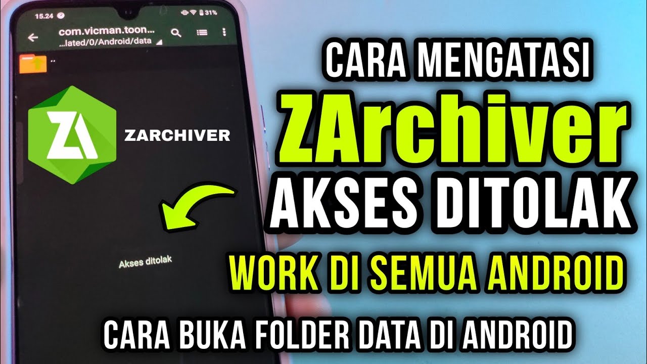Cara Mengatasi ZArchiver Akses Ditolak Ketika Membuka Folder Data di Android