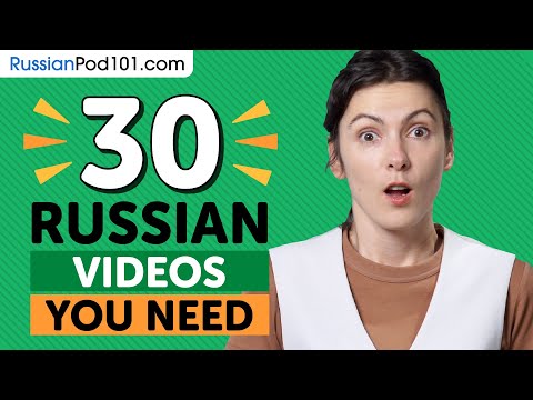Learn Russian: 30 Beginner Russian Videos You Must Watch