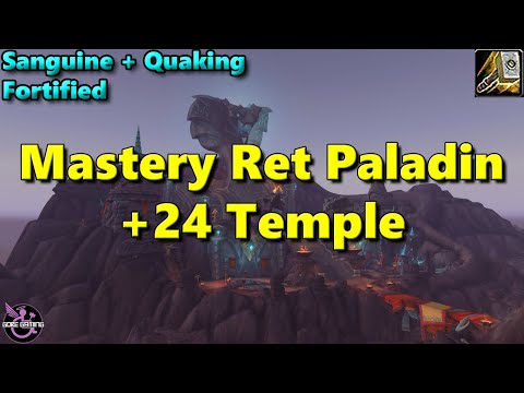 Mastery Retribution Paladin 24 temple!