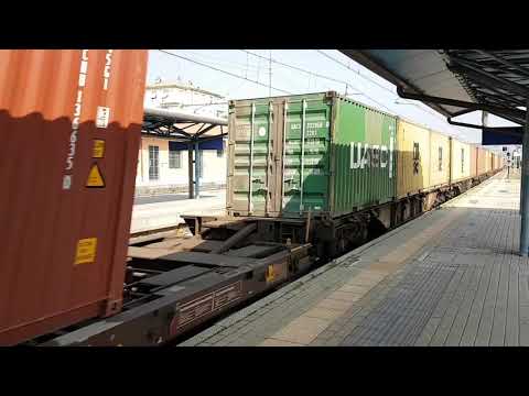 TRENO MERCI CONTAINER A CREVALCORE