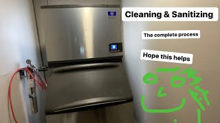 Manitowoc ice machine cleaning - indigo NXT
