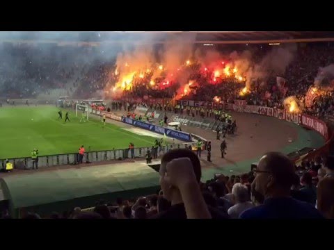 151.veciti derbi.Crvena Zvezda - Partizan Beograd 2016.04.16 Grobari & Delije