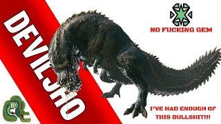 MONSTER HUNTER WORLD - I F***** QUIT TRYING TO GET DEVILJHO GEM😡😡😡