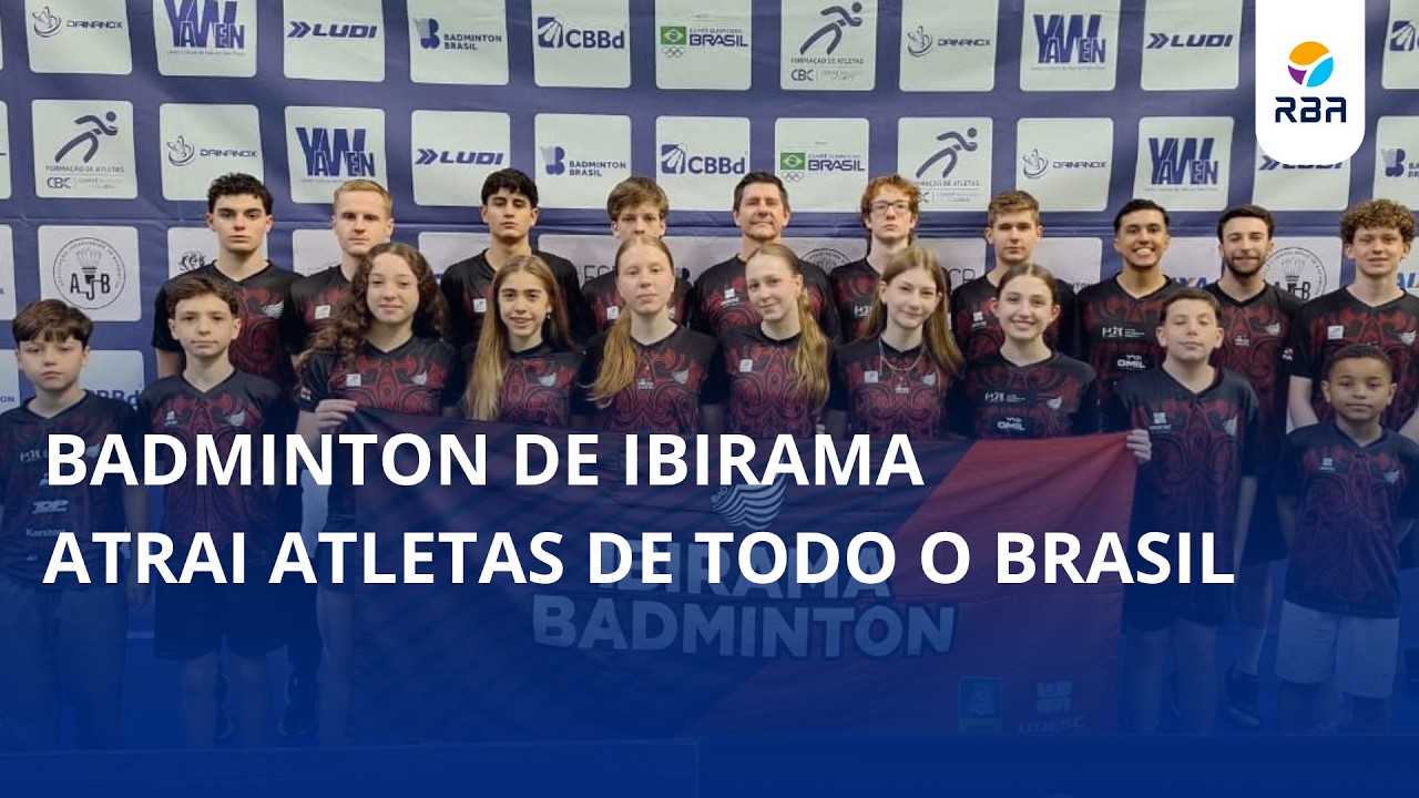 Badminton de Ibirama ganha destaque e atrai atletas de todo o Brasil