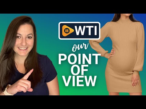 Lueluoye Maternity Sweater Dress for Pregnant Women Turtleneck Puff Sleeve Knit Slim Fit Bodycon Mini Dress Large 14-camel - WTI product video review