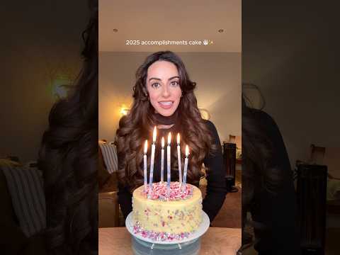 2025 Accomplishment Cake 🎉🎂 #2025 #gratitude