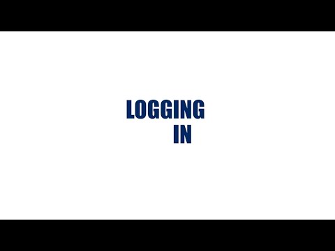 Logging In