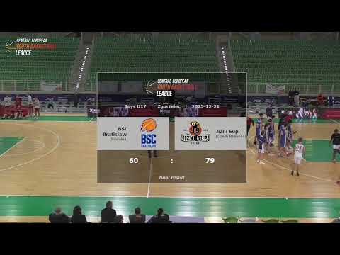 CEYBL U17, 21. 12. 2025, BSC Bratislava - Jížní Supi