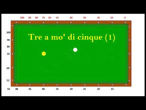 Biliardo Stecca 5/9 Birilli - Tre a mo' di cinque (1)