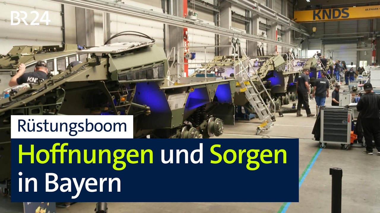 Rüstungsboom: Hoffnungen und Sorgen in Bayern | BR24