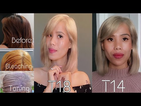 Wella T18 toner Vs. Wella T14 ash blonde at home