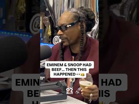 #Eminem and #SnoopDogg had BEEF 🥩👀