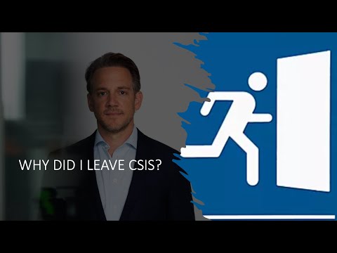 Why did you leave your career as an Intelligence Officer with CSIS