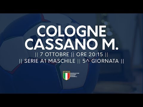 Serie A1M [5^]: Cologne - Cassano Magnago 29-28
