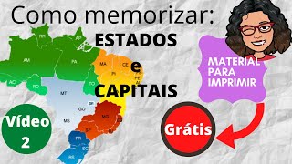 Atividades Estados E Capitais Do Brasil Para Imprimir